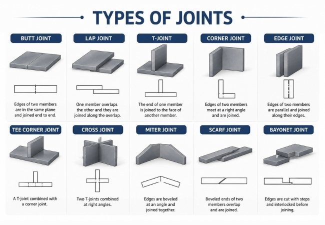 Types of joints