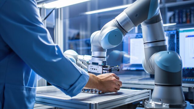 Collaborative Robots Conduct Quality Inspection
